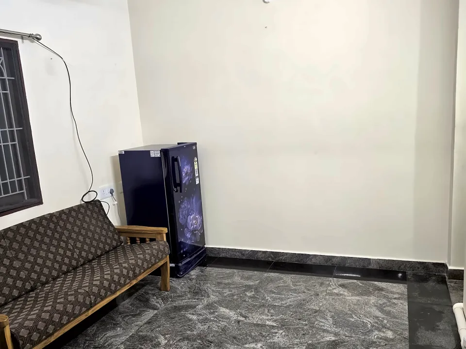 Unit 1B · Living room at Raaj Illam, Thiruvanmiyur