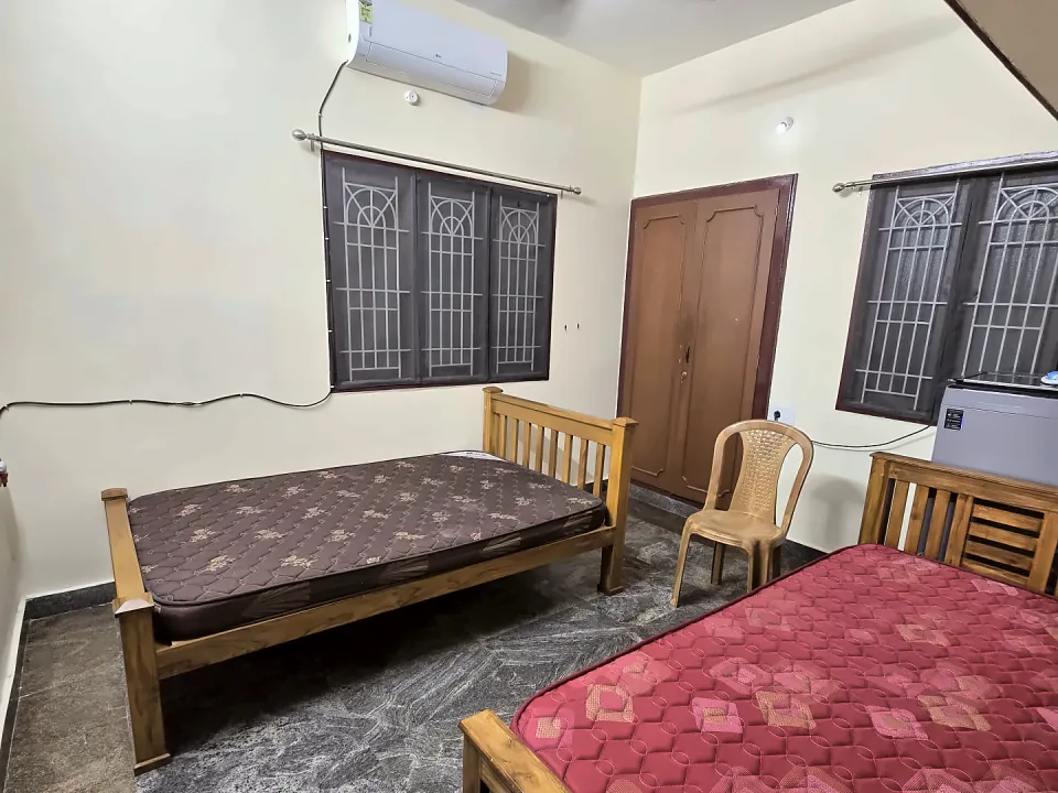 Unit 1B · Bedroom at Raaj Illam, Thiruvanmiyur
