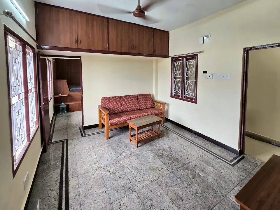 Unit 3A · Living room at Raaj Illam, Thiruvanmiyur