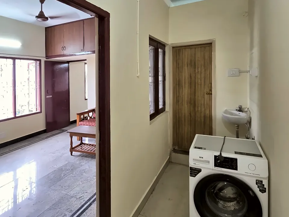 Unit 3A · Hallway at Raaj Illam, Thiruvanmiyur