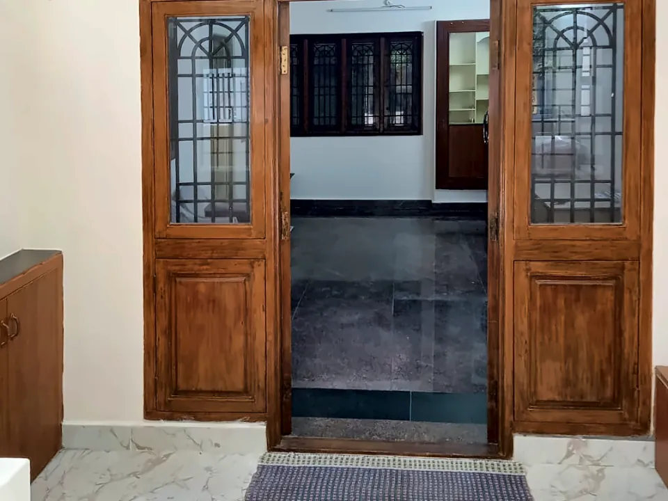 Main entrance at Raaj Illam, Thiruvanmiyur